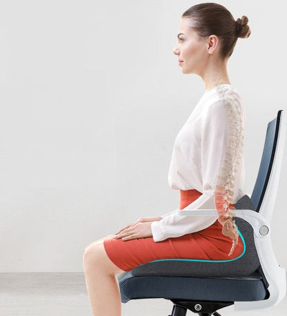 DreamRest™ | L Shape Memory Foam Orthopedic Cushion for Back Pain Relief & Comfort Support