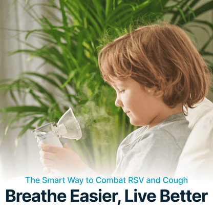 Portable Mesh Nebulizer | Compact, Rechargeable & Easy to Use for Respiratory Relief in Infants and Adults