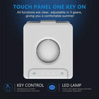 Portable Air Conditioner Fan - Compact Personal Cooling Device for Home, Office, and Outdoor Use