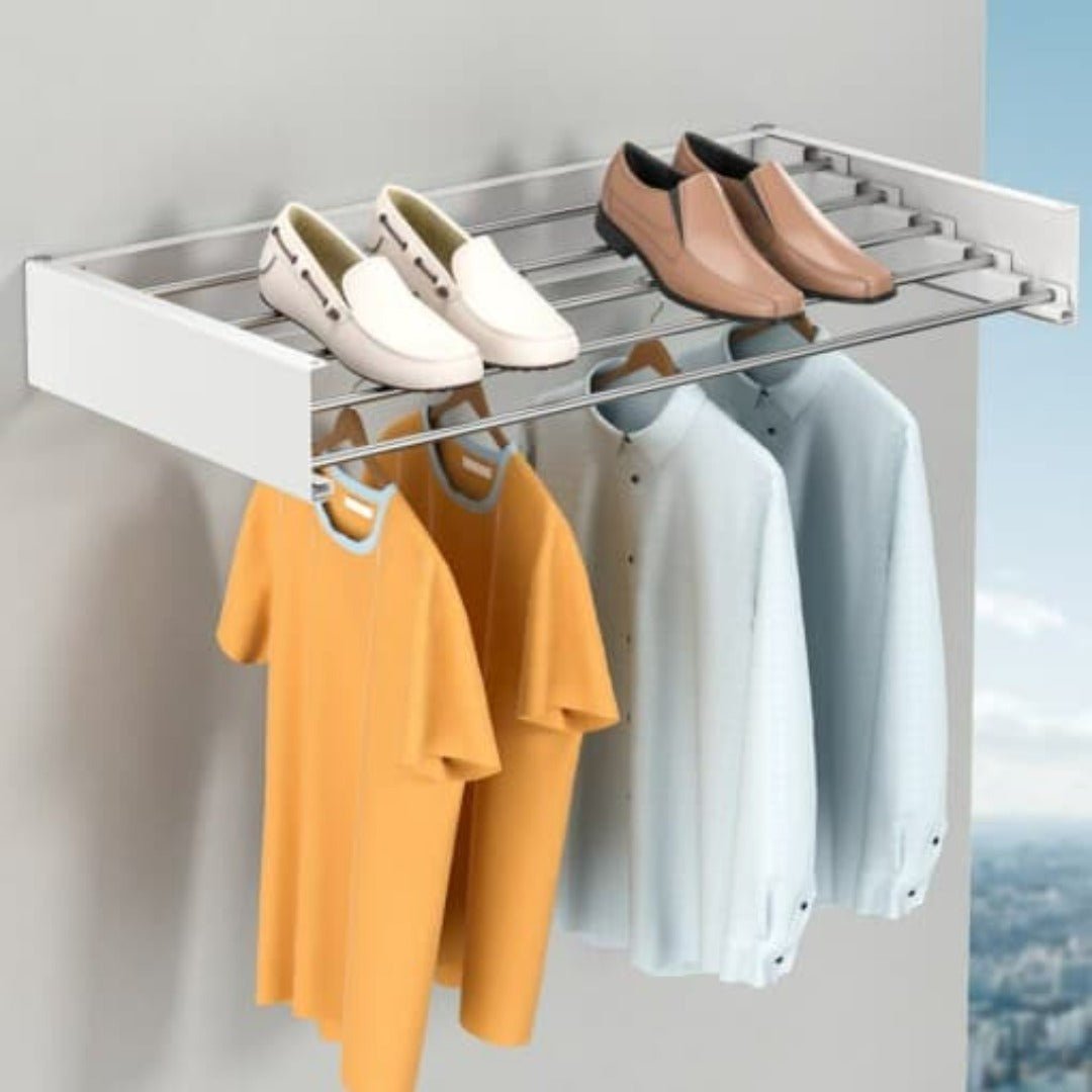 Drying Stuff AetherDry™ | Foldable Wall-Mounted Drying Rack | Space-Saving Laundry ...