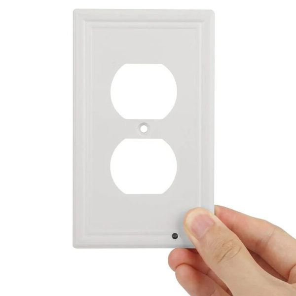 Pack 4x LED Night Light Outlet Cover | Energy-Efficient, Automatic Sensor & Safe for Kids' Rooms