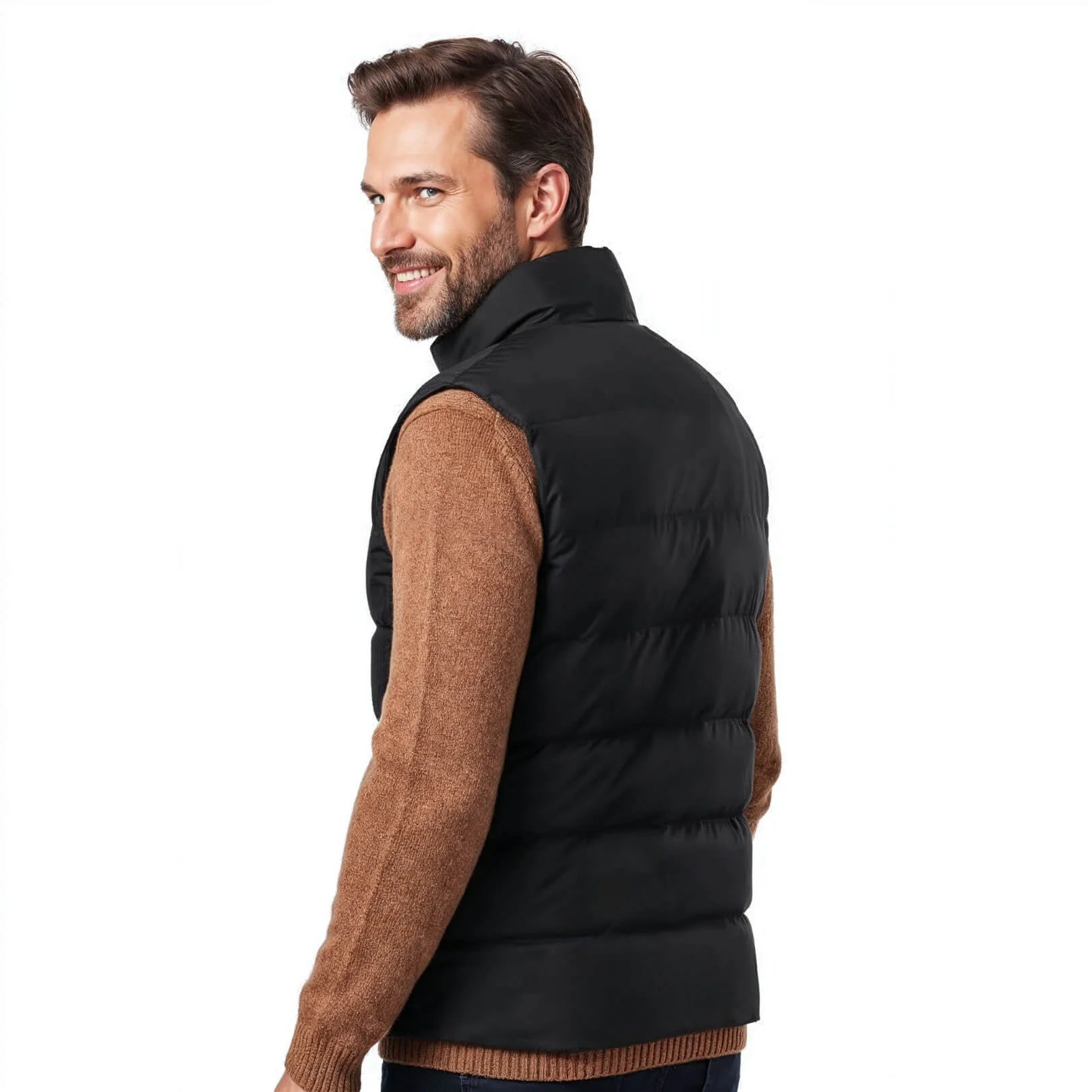 Mens Heated Gilet | Ultra-Thin Heated Vest, 9 Heating Zones & 8 Hours of Luxurious Warmth for Outdoor Activities