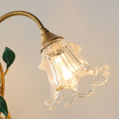 LED French Flower Table Lamp - Decorative Lighting Fixture for Living Room & Bedroom Decor