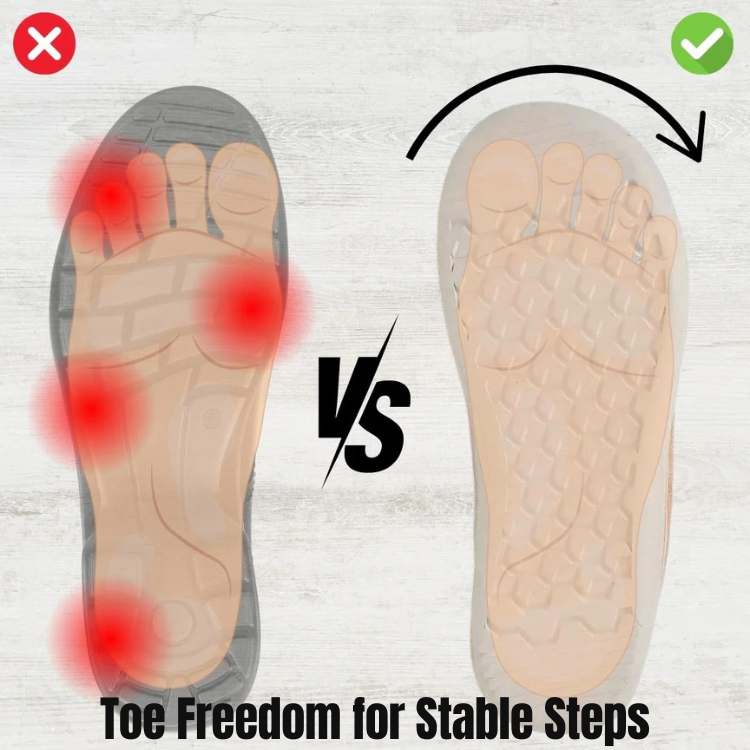 Pain-Free Ergonomic Walking Shoes | Orthopedic Approved, Lightweight & Ideal for Everyday Use and Long Hikes