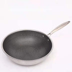 Stainless Steel Non-Stick Frying Pan | Durable, Ergonomic Design & Compatible with All Cooktops for Everyday Cooking