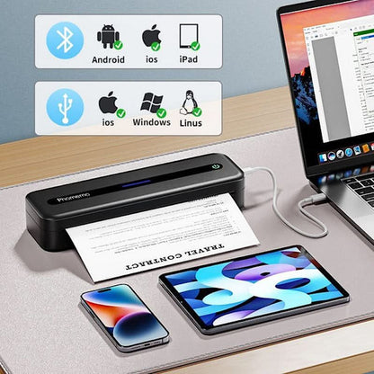 Portable Thermal Printer for Convenient Mobile Printing | No Ink Needed