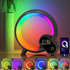 Image of 3-in-1 Bluetooth Speaker and Alarm Clock Lamp - Lit Lamp Good Gifts for New Home