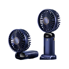 Rechargeable Handheld Mini Fan | 5-Speed, 90-Degree Adjustable & Quiet for Office, Home & Outdoor Use