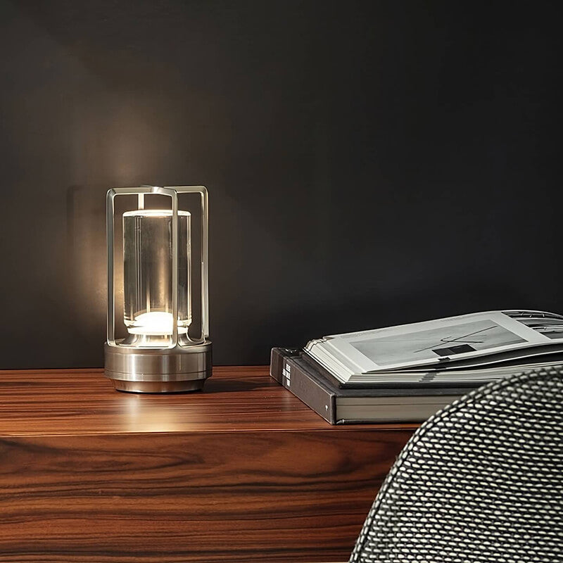Wireless Waterproof Table Lamp | Touch-Sensitive, Adjustable Brightness & Ideal for Home Decor