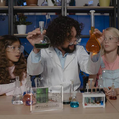 Crystal Clear Periodic Table Display | Educational Acrylic Decor for Home, Classroom & Science Enthusiasts