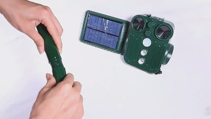 Ultrasonic Solar Deer Repeller | 5 Adjustable Modes. Waterproof & Eco-Friendly for Home Gardens and Yards