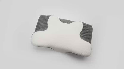 Cervical Memory Foam Pillow | Orthopaedic Contour Design with Cooling Cover for Back, Side & Stomach sleepers |  Pillows for back Sleepers