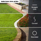 Lawn Edger | Adjustable Length, Ergonomic Design & Ideal for Homeowners and Garden Enthusiasts