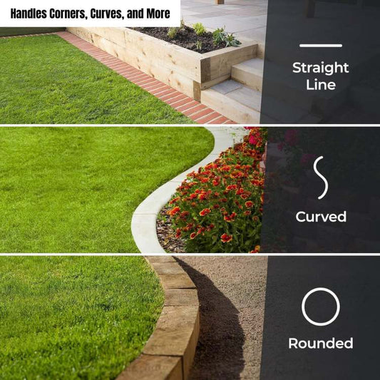 Lawn Edger | Adjustable Length, Ergonomic Design & Ideal for Homeowners and Garden Enthusiasts