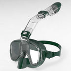 Foldable Snorkel Mask | Anti-Fog, 180° Panoramic View & Advanced Airflow for Swimming, Snorkeling & Diving