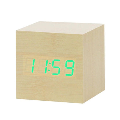 Digital LED Alarm Clock | Voice Control, Clear Display & Modern Design for Bedroom Use
