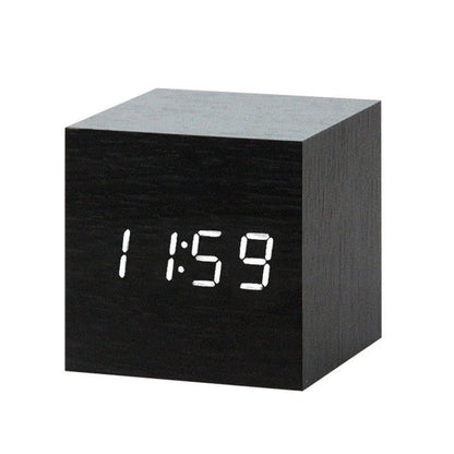 Digital LED Alarm Clock | Voice Control, Clear Display & Modern Design for Bedroom Use