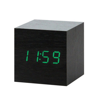Digital LED Alarm Clock | Voice Control, Clear Display & Modern Design for Bedroom Use