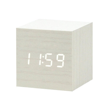 Digital LED Alarm Clock | Voice Control, Clear Display & Modern Design for Bedroom Use