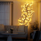 LED Grapevine Fairy Lights - 100 LED String Lights with Green Wire for Indoor & Outdoor Decoration, Parties, and Garden Use