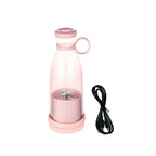 Rechargeable Mixers Fresh Fruit Juicers Blue/Pink Usb Portable Juice Bottle Mini Fast Electric Blender Smoothie Ice Maker 