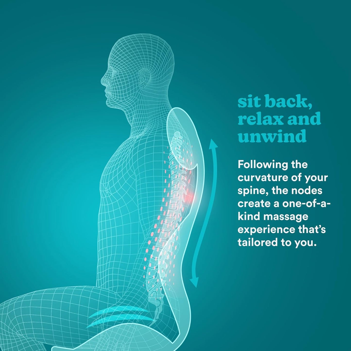 Shiatsu Back Massager with Heat | Ergonomic, Portable & Ideal for Home or Office Relaxation
