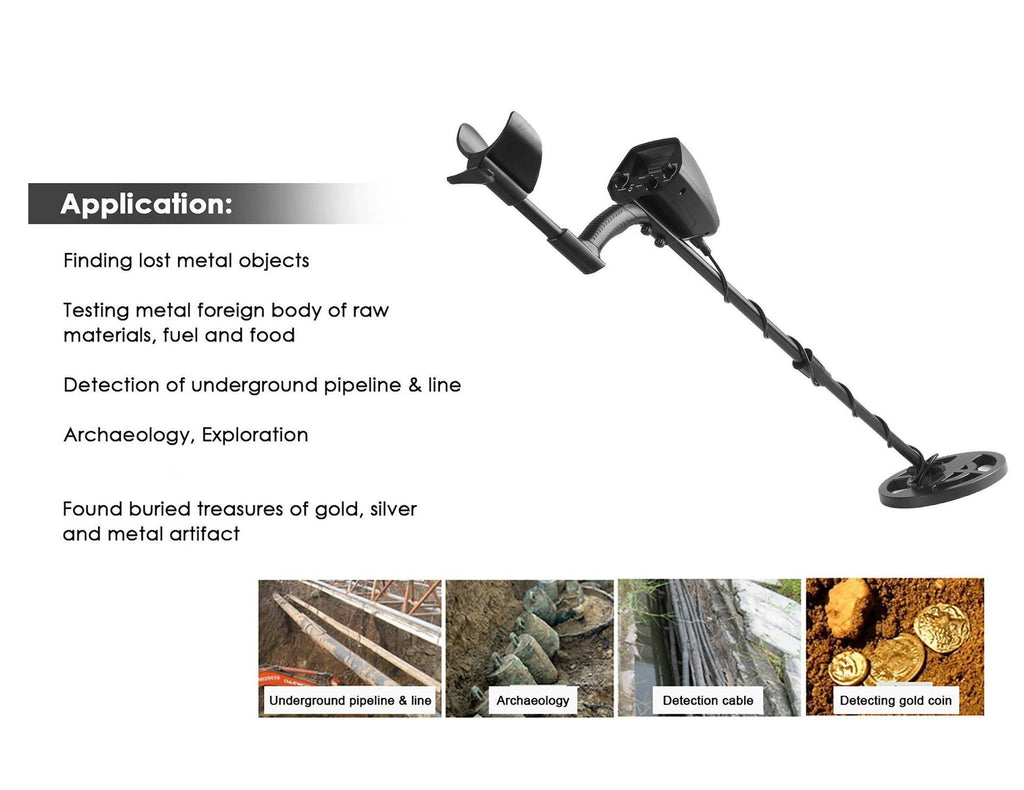 Professional Waterproof Metal Detector | Adjustable Height, HD Display & Ideal for Treasure Hunting
