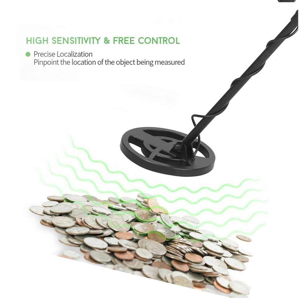 Professional Waterproof Metal Detector | Adjustable Height, HD Display & Ideal for Treasure Hunting