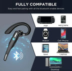 Bluetooth 5.1 Noise Cancelling Headset | Dual Mic, Ergonomic Design & Hands-Free Calling for Professionals