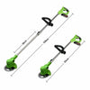 Image of Powerful Electric Battery Operated Cordless Weed Eater / Grass Trimmer