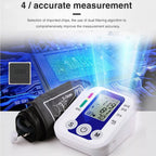 Digital Blood Pressure Monitor | Fully Automatic, Intellisense Technology & Memory Function for Home and Travel Use