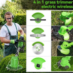 Powerful Electric Battery Operated Cordless Weed Eater / Grass Trimmer