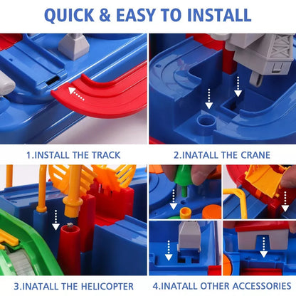 Adventure Car Race Track for Kids | Educational, Interactive & Durable Toy for Skill-Building Fun