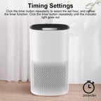 Compact Air Purifier | True HEPA Filter, Ultra-Quiet & Ideal for Small to Medium Rooms