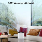 Compact Air Purifier | True HEPA Filter, Ultra-Quiet & Ideal for Small to Medium Rooms