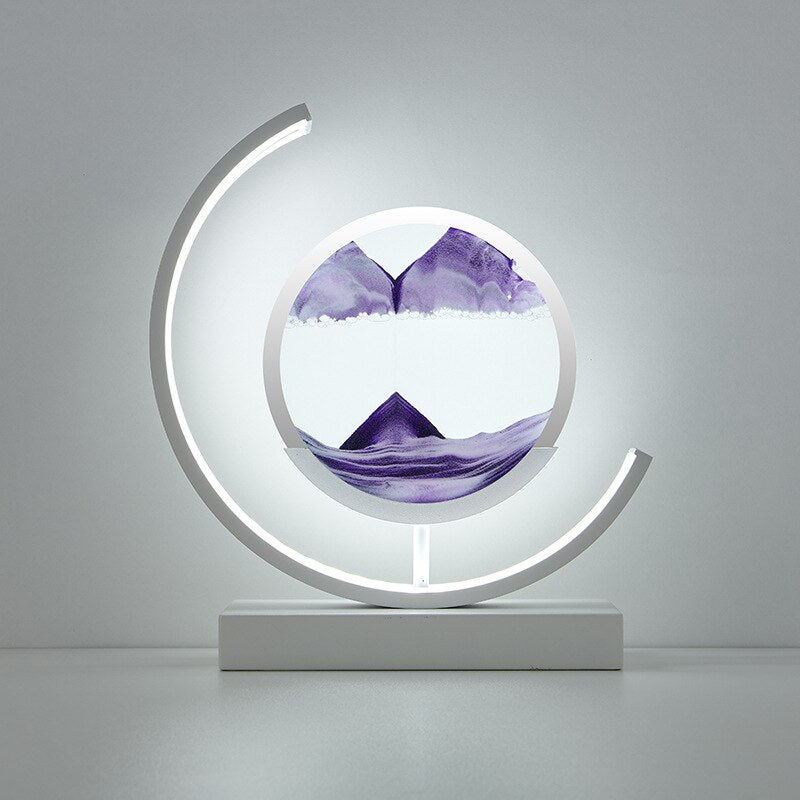 Illuminated Sand Art | Dynamic, Stress-Reducing Decor for Living Room, Bedroom & Office | Accessories for Lounge Room