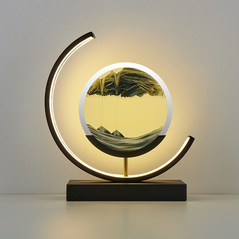 Illuminated Sand Art | Dynamic, Stress-Reducing Decor for Living Room, Bedroom & Office | Accessories for Lounge Room