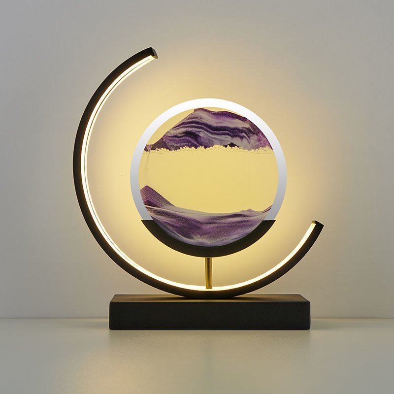 Illuminated Sand Art | Dynamic, Stress-Reducing Decor for Living Room, Bedroom & Office | Accessories for Lounge Room