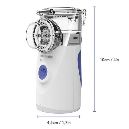 Portable Ultrasonic Nebulizer | Noiseless, Compact & Ideal for Asthma, Colds, and Respiratory Relief