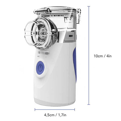 Ultrasonic Portable Nebulizer for Inhalation - Compact Inhaler for Respiratory Relief, Suitable for Adults and Children, Easy to Use, Quiet Operation