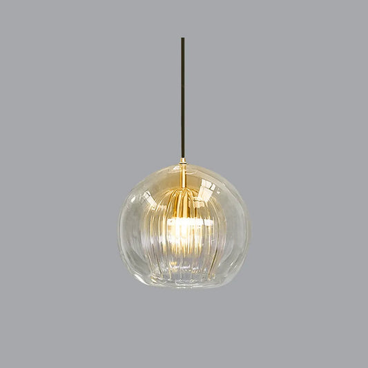 Glass Pendant Light | High-Quality Blown Glass. Unique Shapes & Warm Ambient Light for Kitchen and Dining Room