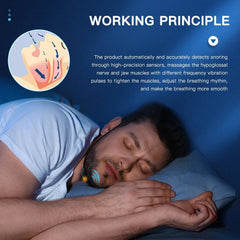 Smart Anti Snoring Device EMS Pulse Stop Snore Effective Aid for Snoring Prevention