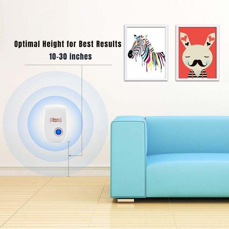 Smart Ultrasonic Rat Repeller Device | Chemical-Free, Eco-Safe & Easy Plug & Play for Home Protection