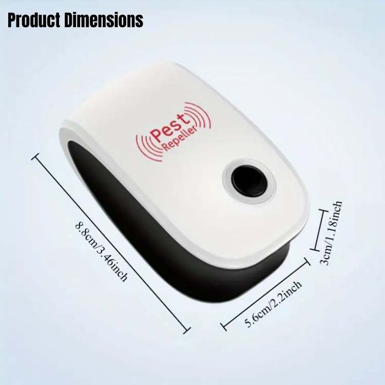 Smart Ultrasonic Rat Repeller Device | Chemical-Free, Eco-Safe & Easy Plug & Play for Home Protection