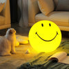 Image of LED Rechargeable Smiley Night Light | Cute Glow Buddy for Kids' Bedroom & Nursery Decor