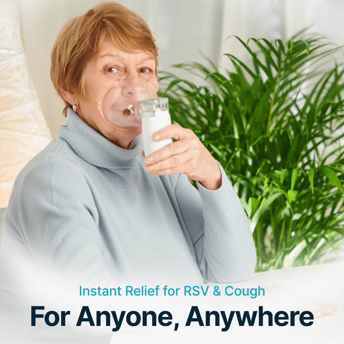 Portable Mesh Nebulizer for Cough | Compact, Rechargeable & Easy to Use for Respiratory Relief in Infants and Adults