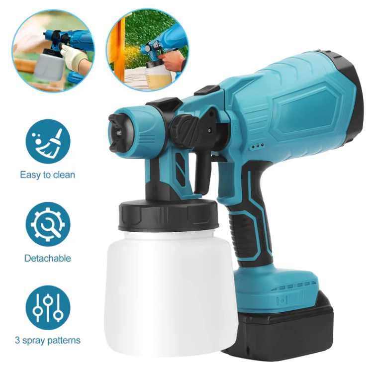 Cordless Paint Sprayer PRO | PrecisionFlow Atomization, Ultra-Fine Mist & Rechargeable for Home Improvement Projects