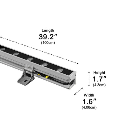 LED Waterproof Outdoor Wall Washer Lights | Adjustable Brightness. Durable Aluminum for Garden. Patio & Landscape Lighting