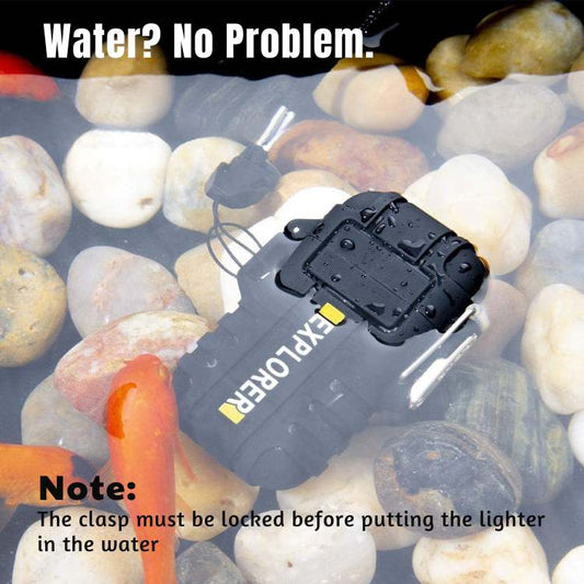 Electric Double Arc Lighter | Rechargeable, Windproof & Ideal for Camping and Outdoor Adventures