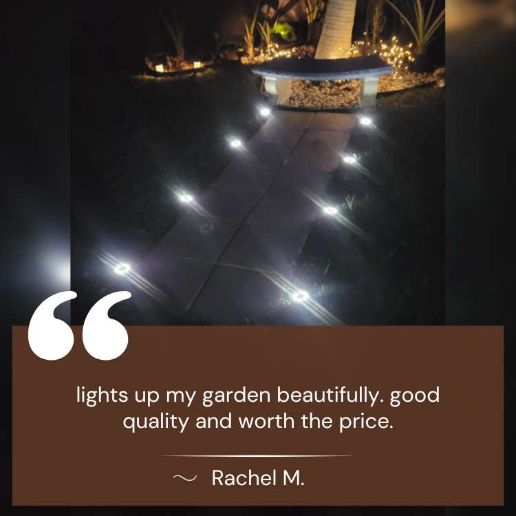 4x Solar-Powered Garden Lights for Winter | Rust-Proof, Weather-Resistant & Easy Installation for Outdoor Spaces